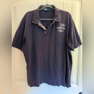 Polo by Ralph Lauren Men's Dark Blue Polo Shirt